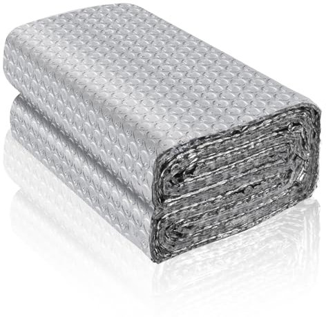 Aislante térmico reflexivo rollo aislante termico de aluminio lámina reflectora de radiador paneles aislantes termicos ventanas pared (3m×60cm)