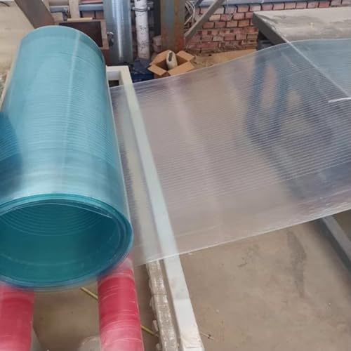 tow000ack Láminas de Plástico de Policarbonato 1,2mm Paneles de Techo Impermeable,Placas de Repuesto,Marquesinas Exterior para Jardín Cobertizo Casas,Planchas para Invernadero,Toldo (150cm x 700cm)