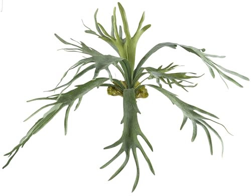 Fougère en bois de cerf 80 x 80 cm vert, plastique - Matériau : plante artificielle difficilement inflammable