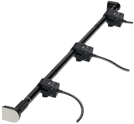 Haustür Girlande Aufhänger, Starke Tragfähigkeit Metall Weihnachtskranz Halter, Abnehmbare Verstellbare Spannstange, Wiederverwendbarer Türhänger für Tür, Wohnzimmer, Küche, Schlafzimmer