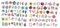 Mikikit 100stücke Aesthetic Blumen Aufkleber wasserdichte Vinyl-dekorationssticker Für Scrapbooking Laptop Auto Gitarre DIY Projekte Bunte Designs