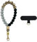 TENGEE Dragonne de poignet avec perles en silicone - Cordon de perles pour téléphone portable - Porte-clés - Bracelet élastique pour téléphone portable - Pour la plupart des smartphones - Coque de