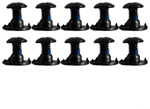 Hochfeste Befestigungsschrauben und Muttern für Inline-Skates, 10 Paar in einer Packung (Schrauben und Muttern)