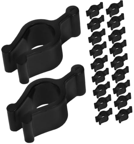 Orivin 20 PCS Plastic Pump Clips for Cosmetic Bottles Cleansing Snap Fastener for Shampoo and Lotion Bottles and Portable Design