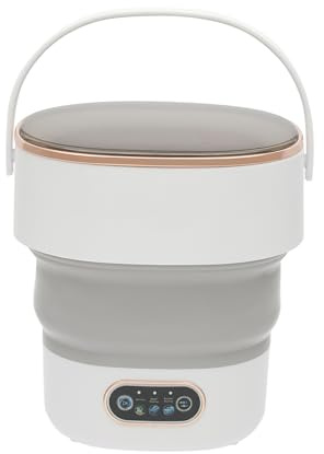 MEELRYD Mini lavadora portátil plegable con 2 programas de lavado y centrifugado para ropa de bebé, ideal para viajes