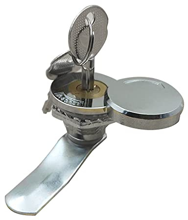 Schließzylinder für Schrank, gleichschließend, Zinklegierung, Schublade, sicherer Aktenzylinder mit 2 Schlüsseln für Schublade