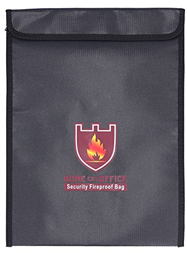 FEUERFESTE Tasche MULTIFUNKTIONS-Geld-DOKUMENTEN-SCHMUCK-WERTTASCHE-Tasche MIT Reissverschluss FÜR EMPFINDLICHE GEGENSTÄNDE IM BÜRO ZU Hause