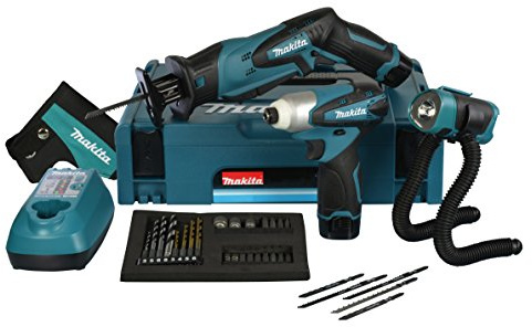 Makita LCT315X Combo-Kit 10,8 V (TD090D+JR102D+ML101), 2 Akkus und Ladegerät