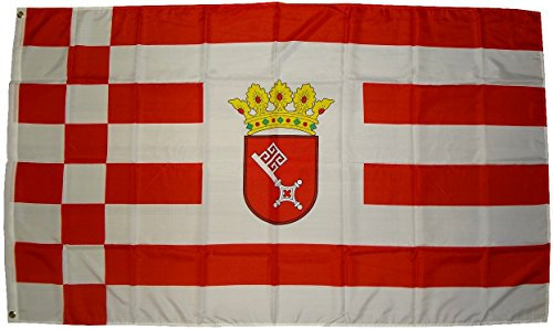 trends4cents Top Qualität - Flagge BREMEN MIT WAPPEN Fahne, 90 x 150 cm