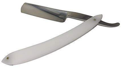 INKgrafiX® RASIERMESSER - WEIß/White - RASIER Messer - Edelstahl - 16cm - Tattoo - IG20475
