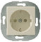 REV Ritter 00517 Standard Quadro Steckdose mit Kinderschutz cremeweiss