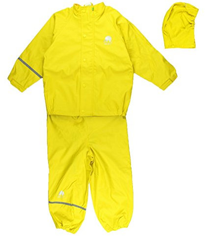 Celavi Jungen Celavi Tweedelig regenpak in vele kleuren Regenjacke, Gelb (Yellow), 150 EU
