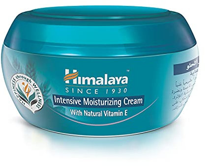 Himalaya Herbals Intensive Moisturizing Cream with Natural Vitamin E for Ultra Light Hydration, For a youthful healthy glow, With Aloe and Sweet Almond Oil | Dermatologically tested -150ml