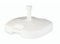 Ecoplast | Base per Ombrellone in Plastica Riciclata, Base Riempibile di Acqua/Sabbia, Capienza 14 Lt, Bianco, 445x445x100, Made in Italy