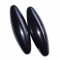 1 Paar Magnete in Oliven Form aus magnetisiertem Hämatit (Blutstein) auch singende Steine genannt Größe L: ca. 60 mm (4534)