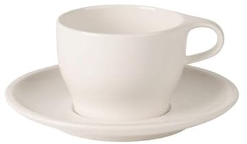 Villeroy & Boch 10 – 4199 – 9124 Leche Taza de café, Porcelana, Blanco, 16.90 X 17.00 x 12.60 cm, 2 Unidades