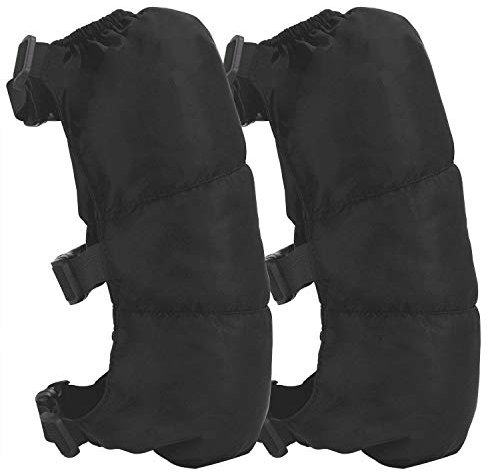 RUIXIB Winter Motorrad Daunen Knieschoner Knieschützer Kniewärmer Warmer Verdicken Winddicht Wasserdicht Kältebeständig Knie Stulpen Kniepflege für Outdoor Sport Damen Herren Ältlich Menschen