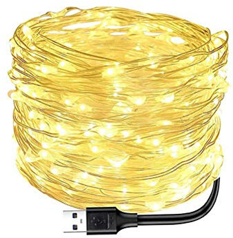 Kylewo Kupferdraht Lichterkette, 5M/10M/20M/30MWasserdicht Außen Lichterketten, Deko Beleuchtung LED Lichterkette Lampenkette Zaun Patio Gartenbaum Weihnachtsfeier Hochzeit