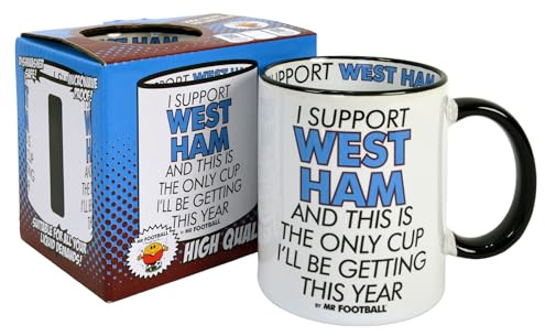 Funny Mug - I Support Hammers and This is only Cup Football Mug - Comedy Joke Merchandise Gift for Fan, Ceramic, 250ml