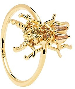 P D PAOLA Anillo Courage beetle AN01-375-14 plata
