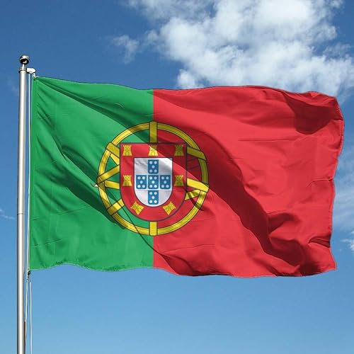 Flagge PORTOGALLO 90 x 150 cm aus Polyester, mit umlaufendem Saum und Öse