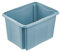 keeeper Aufbewahrungsbox mit Dreh-/Stapelsystem, 44,5 x 34,5 x 27 cm, 30 l, Emil, Nordic Blue