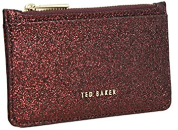 Ted Baker Shanaar Glitzer Zip Karten Münzbörse Halter in Deep Purple, deep purple, Einheitsgröße, Shannaar