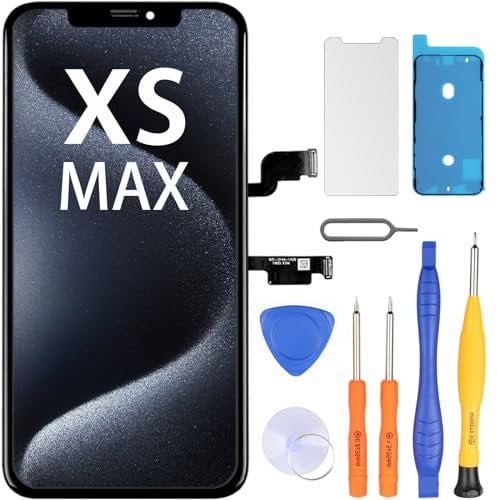 LL TRADER for iPhone XS MAX 6.5 LCD Retina Display Replacement Touch Screen Digitiser with Repair Tool Kits