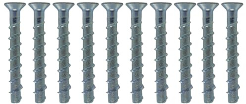 10x Remstaler BETONSCHRAUBE Senkkopf mit Torx-Antrieb | STAHL VERZINKT | ETA Zulassung | made in GERMANY | Schraubanker (5x50)