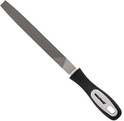 Feile mit flachem Griff, mittlere Spitze, 20,3 cm