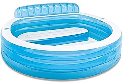 Verdickung Runder aufblasbarer Pool, langlebiger Faltbarer aufblasbarer Pool mit Sitz und Rückenlehne, aufblasbarer Swimmingpool im Sommer-Wasserspielzentrum Überdimensioniert