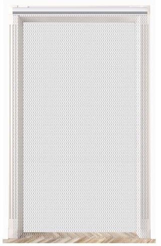 VeYocilk Fly Screen Chains for Doors Silver 90 x 210cm Chain Curtain Aluminum Chain Fly Screen Metal Fly Blinds for Keeping out Flies