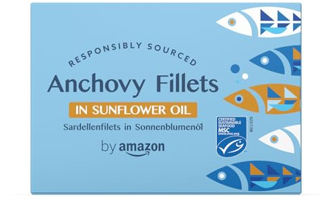 by Amazon MSC Sardellenfillets In Sonnenblumenöl, 6x50g