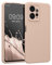 kwmobile Handyhülle kompatibel mit Xiaomi Redmi Note 12 (4G) Hülle - gummierte Handy Case aus Silikon in Coconut Swirl