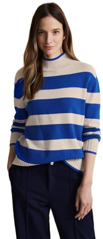 Street One Damen Streifen Strickpullover