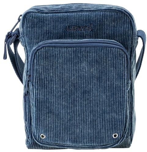 Levi's Herren Small Ns Zip Crossbody Bag, Jeans Blue