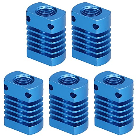Ender 3 Heat Sink Aluminumoy Ender 3 Hot End Heatsink 5 Stück 3D-Drucker Kühlkörper Aluminumoy Dissipationsblock Extruder Mk10v6 3D Printer Heat Sink