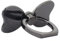 Schwarze Fliege/Zwei Herzen Handy Smartphone Phone Fingerring Ring Ständer | Fingerständer 360° drehbarer | Ringhalter | Ring | Handgriff mit Knaufschlaufe | Kickstand | Handysicherheit