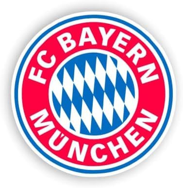 Hicsticayt Bayern Munich Sticker, Aufkleber, Doppelpack, mehrere Größen (10cm)