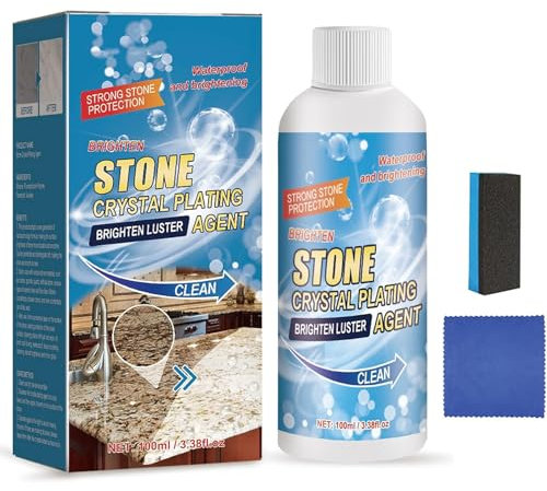 Stone Crystal Plating Agent, Stone Nano Crystal-Plating Agent, Paving Stone Cleaner, 100ml Stonework Polishing and Coating Agent, tone Crystal Plating Agent, Stone polishing Compound (1)