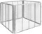 Komposter Stahl verzinkt Kompost Metallkomposter Kompostbehälter Kompostgitter 100 x 100 x 80 cm Garten Gitter Kompost Kompostierer V2Aox