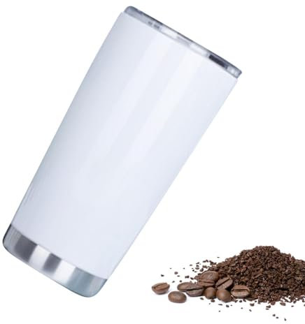 Gobelet À Sublimation – Tasse À Glace À Café Isolée À Double Paroi En Acier Inoxydable De 20 Oz | Gobelet Sous Vide À Double Paroi Skinn, Tasse Droite Vierge Avec Revêtement Par Sublimation Pour Le Tr