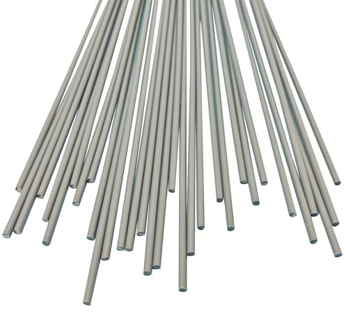 DryiC Kunststoff Schweißstäbe Schweißdraht Verschweißeneinzelne Einzelner Runder PVC-Strang Für Dekorative Ausstattungen, Gewicht 1 Kg,Grau,Diameter:2.5mm