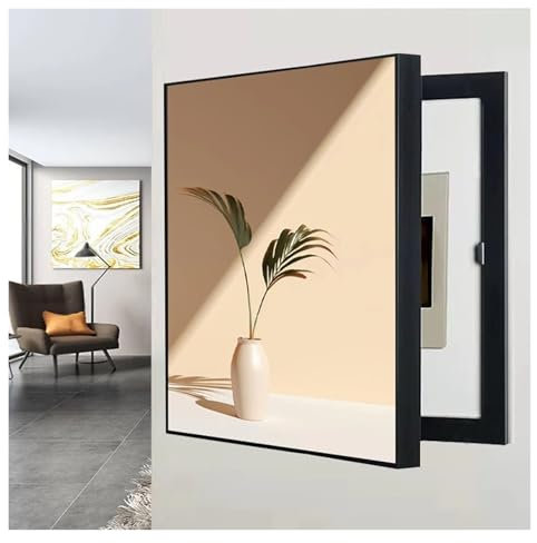 Qulamrdk Stromzähler-Abdeckung Dekorative Malerei Heim-Schalttafel-Dekoration Moderne Dekorative StromzäHlerabdeckung Innen-Stromzählerabdeckung Zählerkasten(G,35x45cm)
