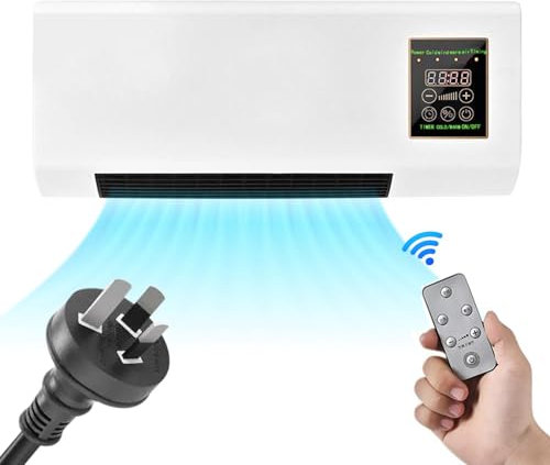 Split Type Air Conditioner | Wall Mounted Air Conditioner | Split Type Air Conditioner Heater | 2000W Quick-heating & Cooling AC | Smart AC | Touch Screen & Remote Control For Home