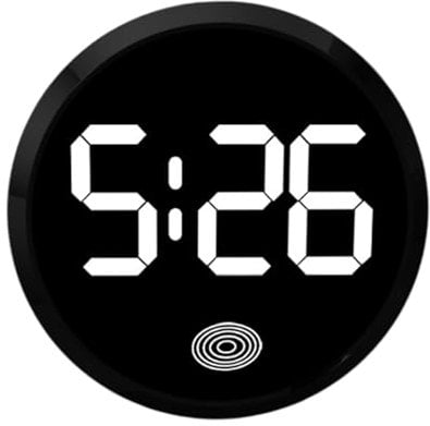 dzqad Kleine Digitaluhr, Armaturenbrett-Autouhren, Elektronische Uhr Für Das Armaturenbrett Im Auto, Kfz-Nachtwache, Berührungsaktivierte Auto-Entlüftungsuhren