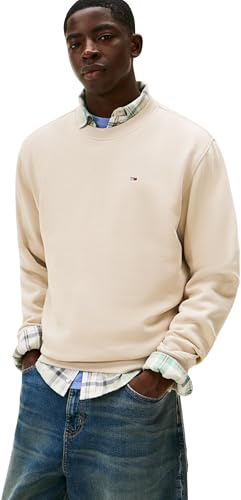 Tommy Jeans Herren TJM Reg S Flag Crew EXT Dm0dm20741 Pullover-Sweatshirt (1er Pack)