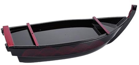 GKYQVE Assiette à sushi en forme de bateau tendance pour décoration de salle à manger et diverses occasions