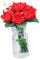 Sosoport Mini Rose Potted Décoration Ornement de Bonsai Fleurs Miniatures pour Maison et Micro Paysage Design Chic