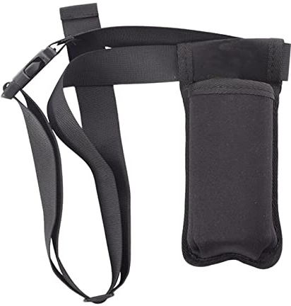 Single Massage Bottle Holster Holder Waist Hanging Oil Lotion Dispenser Holster for Massage Oil Pump Bottle Protect Case 7.87x3.74 Inch